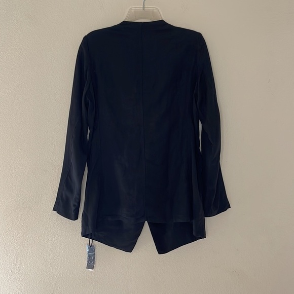 Blank NYC Women’s Cloud Nine Drape Lyocell Black Jacket Size S New - Picture 6 of 7
